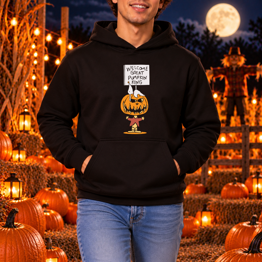 Welcome Great pumpkin king HOODIE