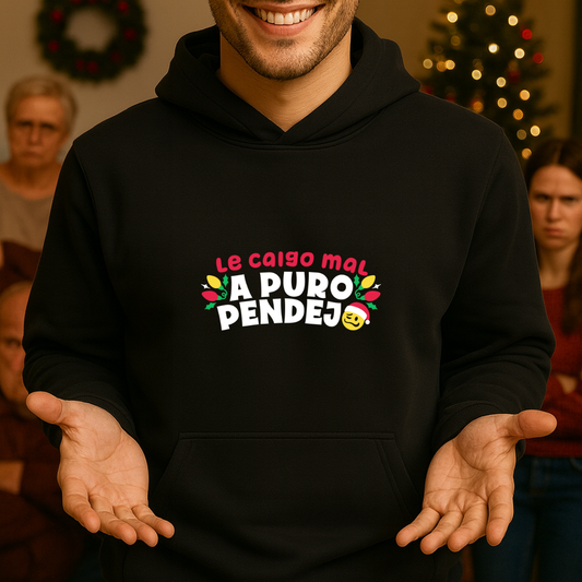 Le caigo mal Navidad HOODIE