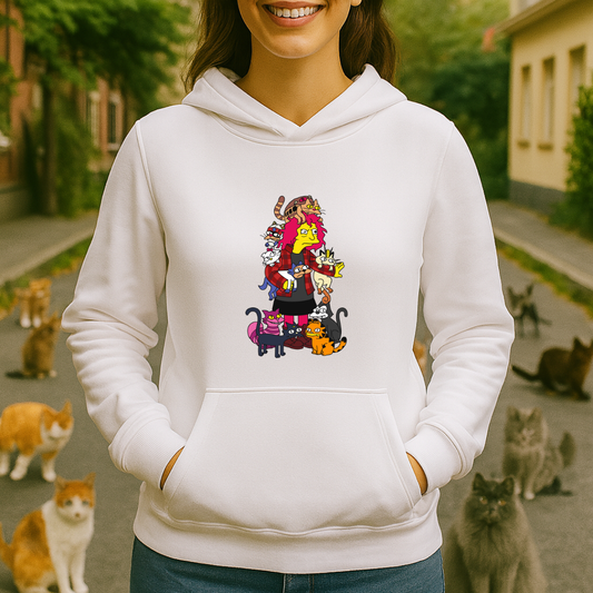 Loca por los gatos HOODIE