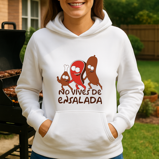 No vives de ensalada HOODIE