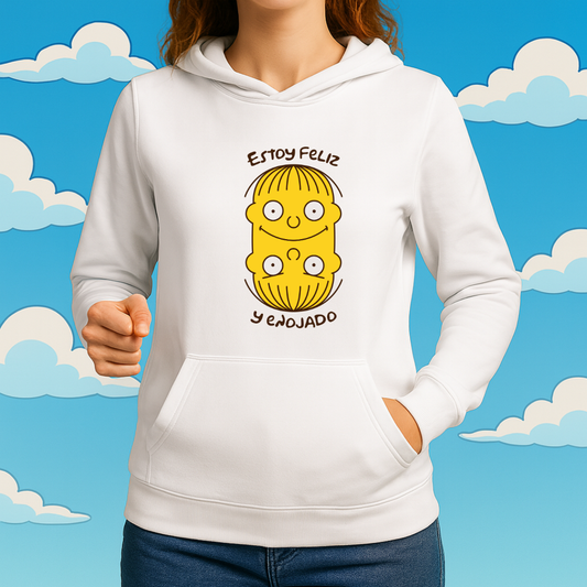 Estoy feliz y enojado HOODIE