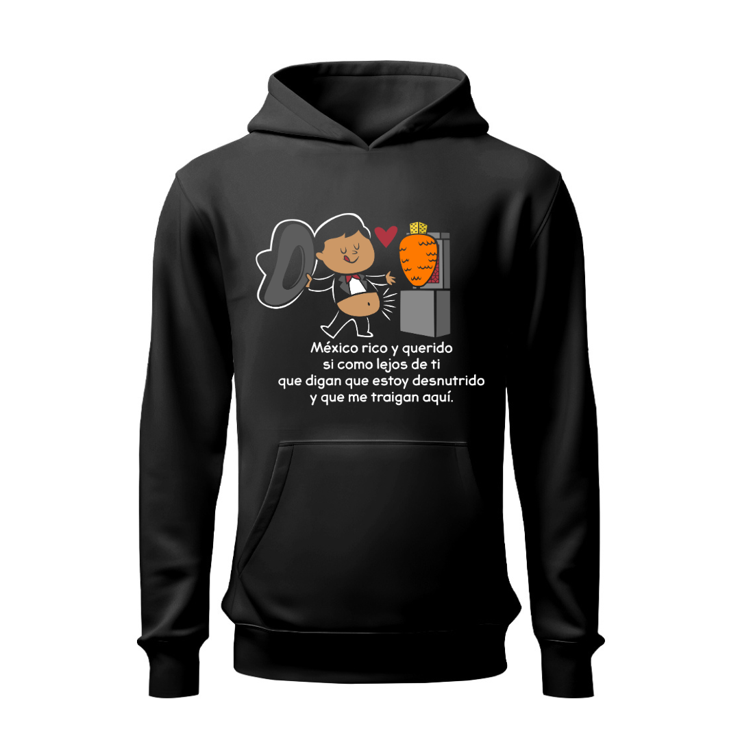 México rico y querido HOODIE