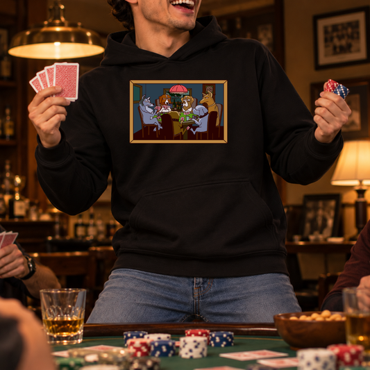 Poker de perros HOODIE
