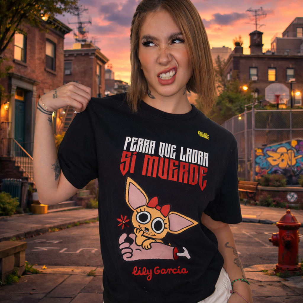 Perra que ladra sí muerde