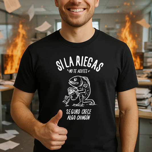 Si la riegas no te aguites