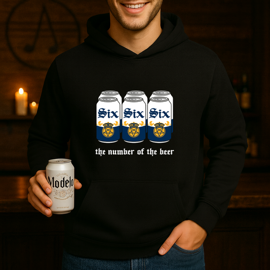 The number of beer HOODIE