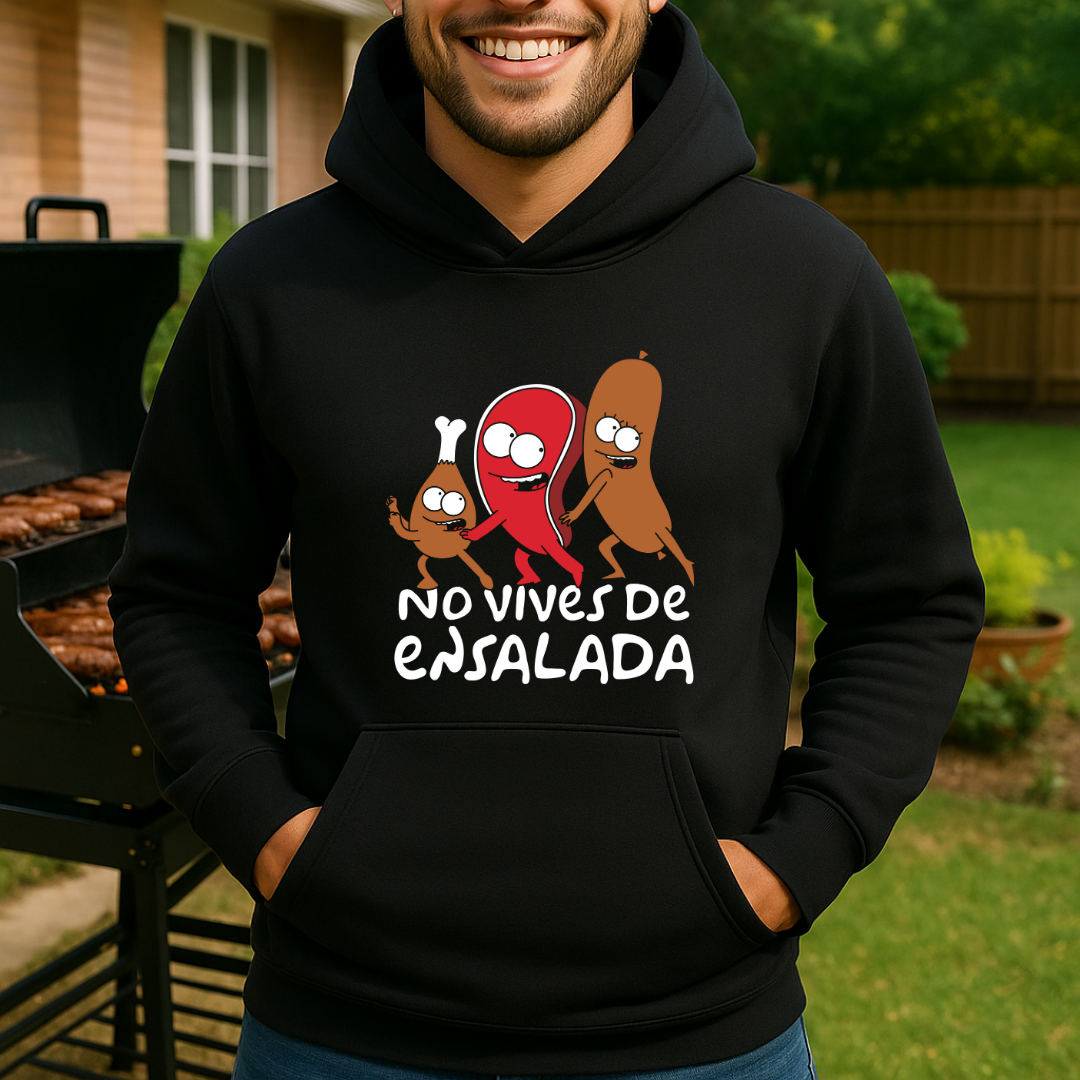 No vives de ensalada HOODIE