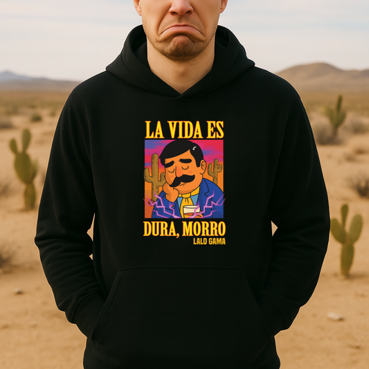 La vida es dura, morro HOODIE