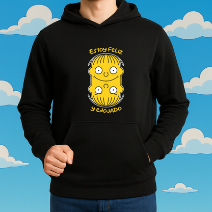 Estoy feliz y enojado HOODIE