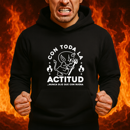 Con toda la actitud HOODIE