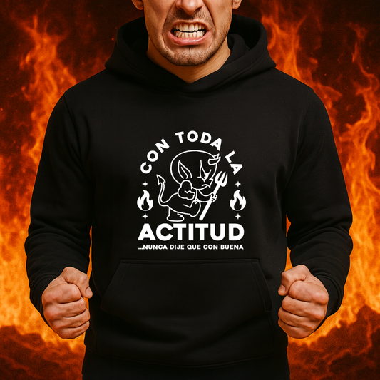 Con toda la actitud HOODIE