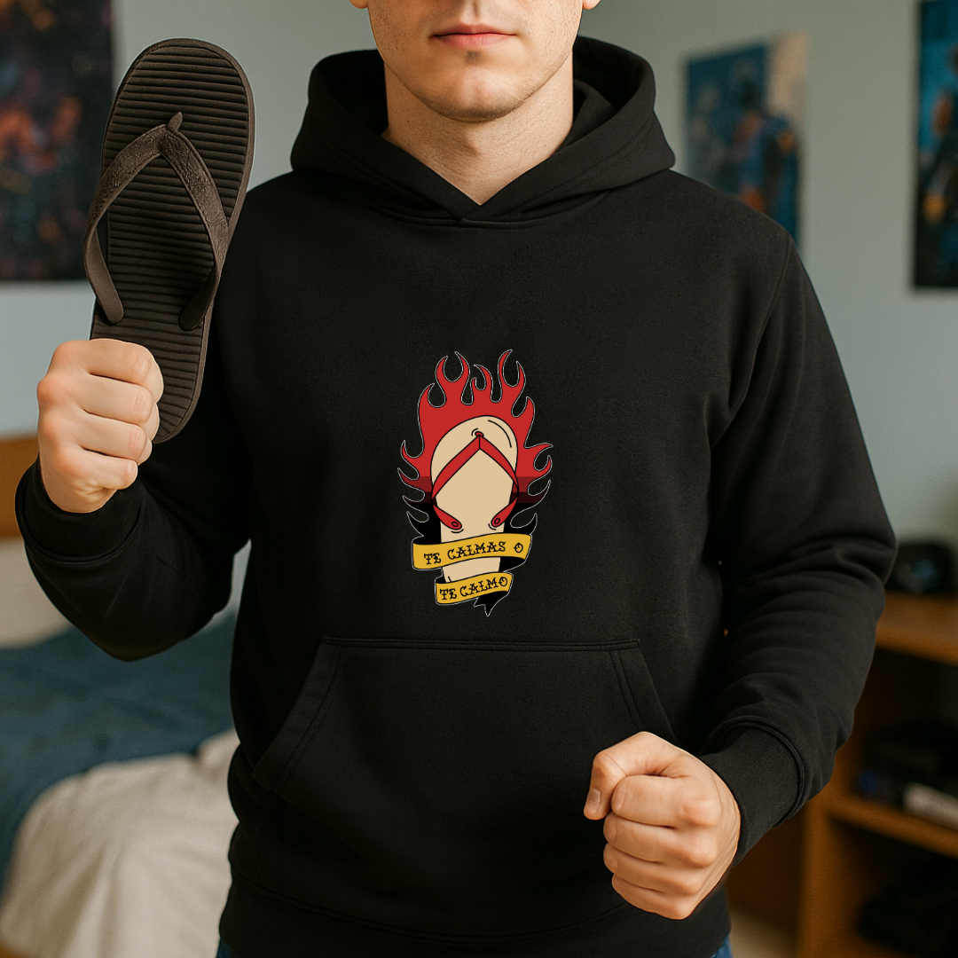 Te calmas o te calmo HOODIE