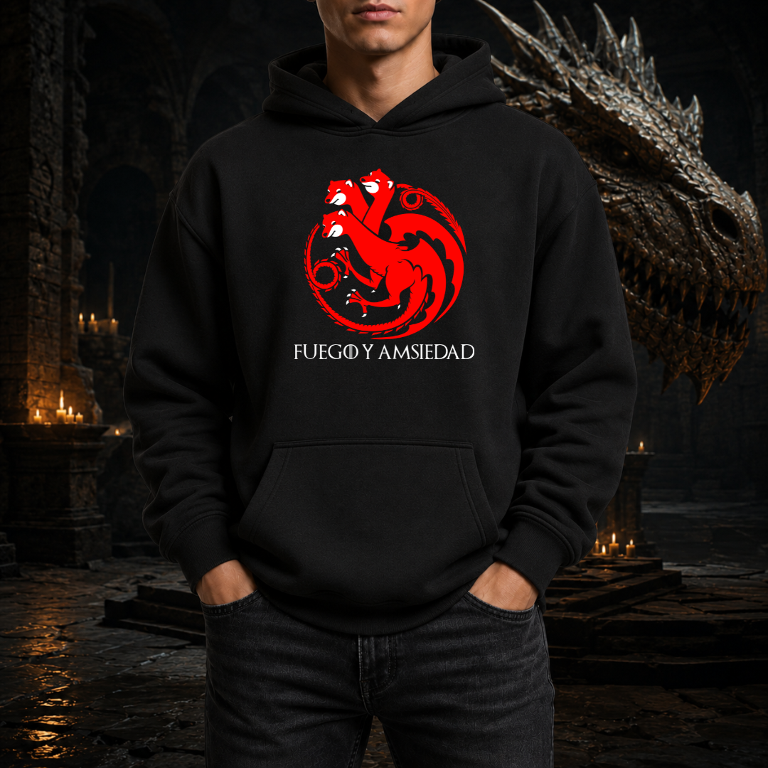 Fuego y Amsiedad HOODIE