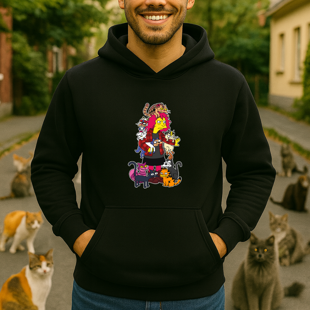 Loca por los gatos HOODIE