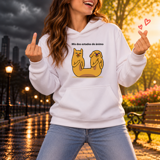 Cat dog HOODIE