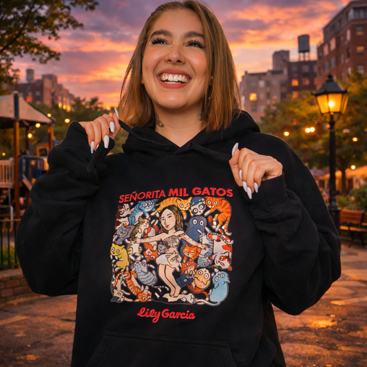 Señorita Mil Gatos HOODIE