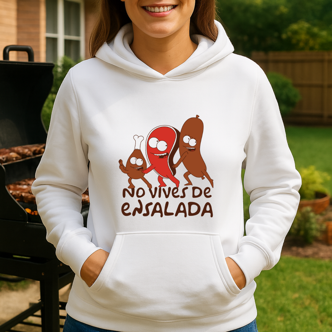 No vives de ensalada HOODIE