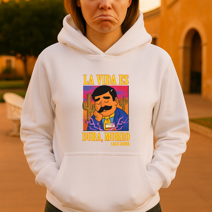 La vida es dura, morro HOODIE