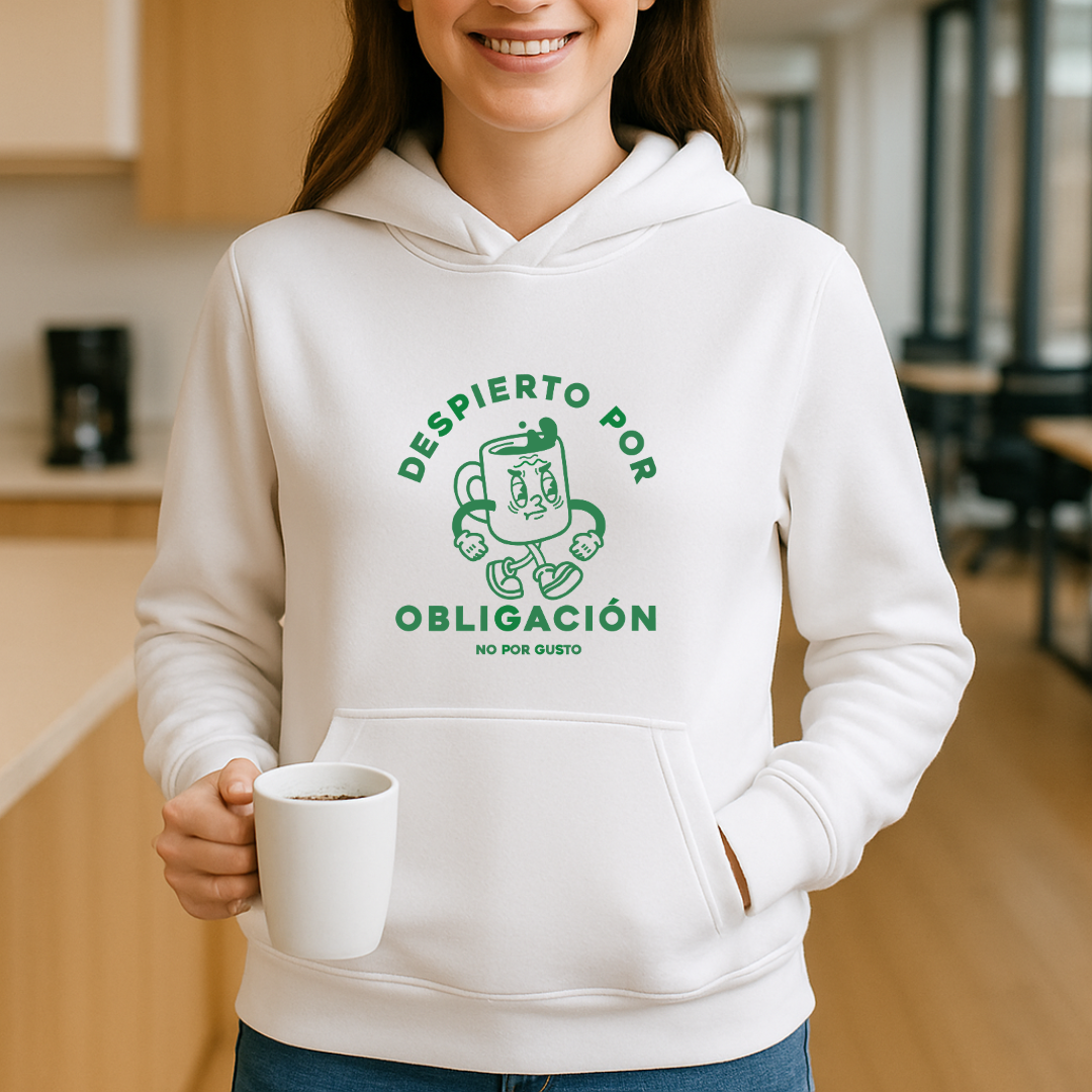 Despierto por obligación HOODIE
