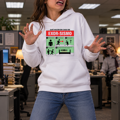 Qué hacer en caso de exor-sismo HOODIE