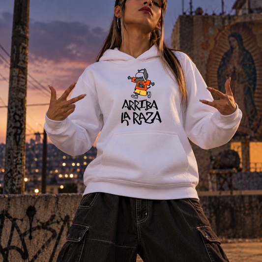 Arriba la raza HOODIE
