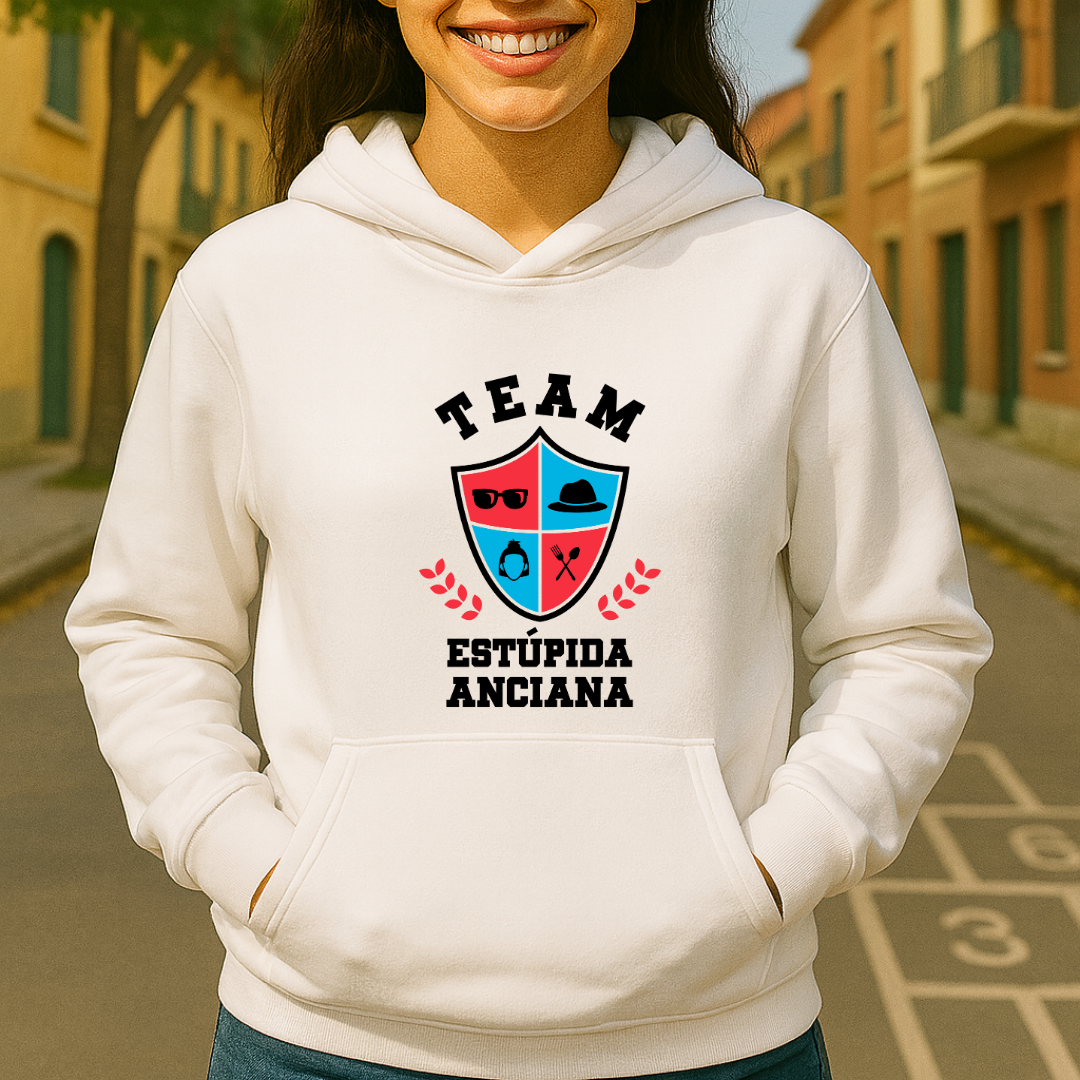 Estúpida anciana HOODIE