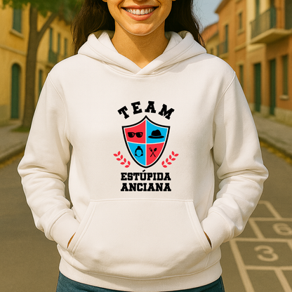 Estúpida anciana HOODIE