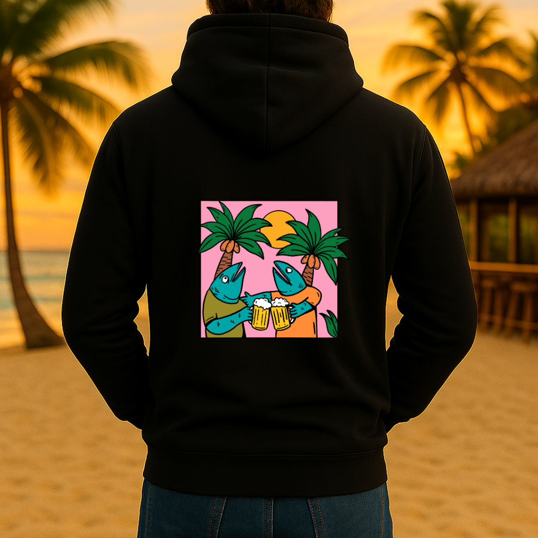 Más chela, menos chale HOODIE