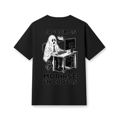 Crecer es morirse en cuotas OVERSIZE