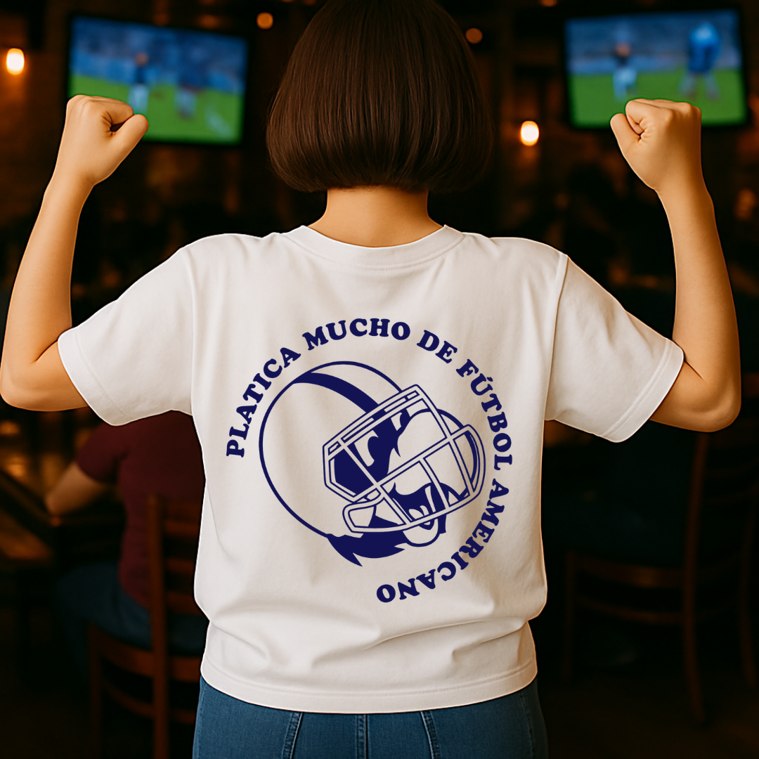 Platica mucho de Fútbol Americano OVERSIZE