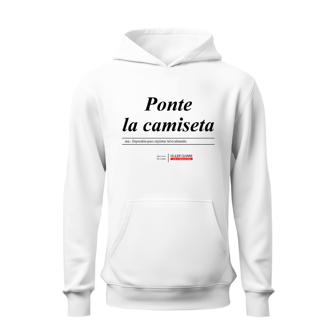 Ponte la camiseta HOODIE