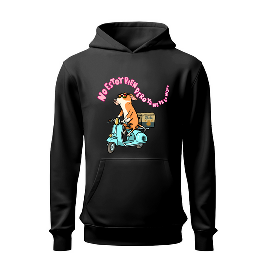 Perrito filosófico no estoy bien HOODIE