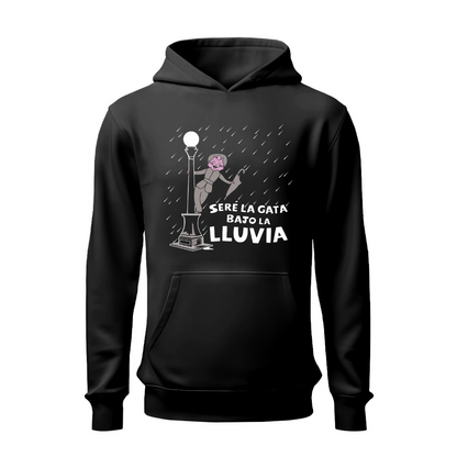 Gata bajo la lluvia HOODIE