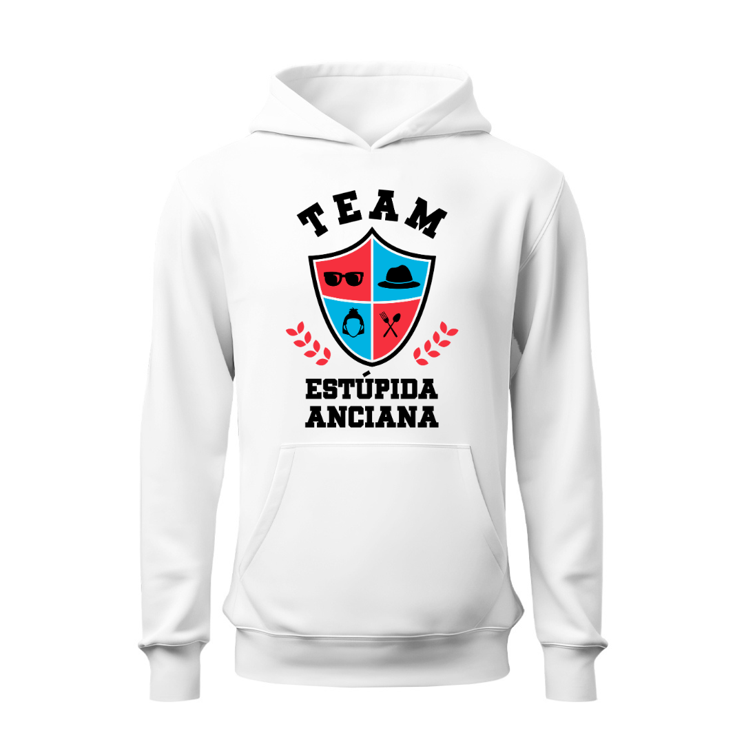 Estúpida anciana HOODIE