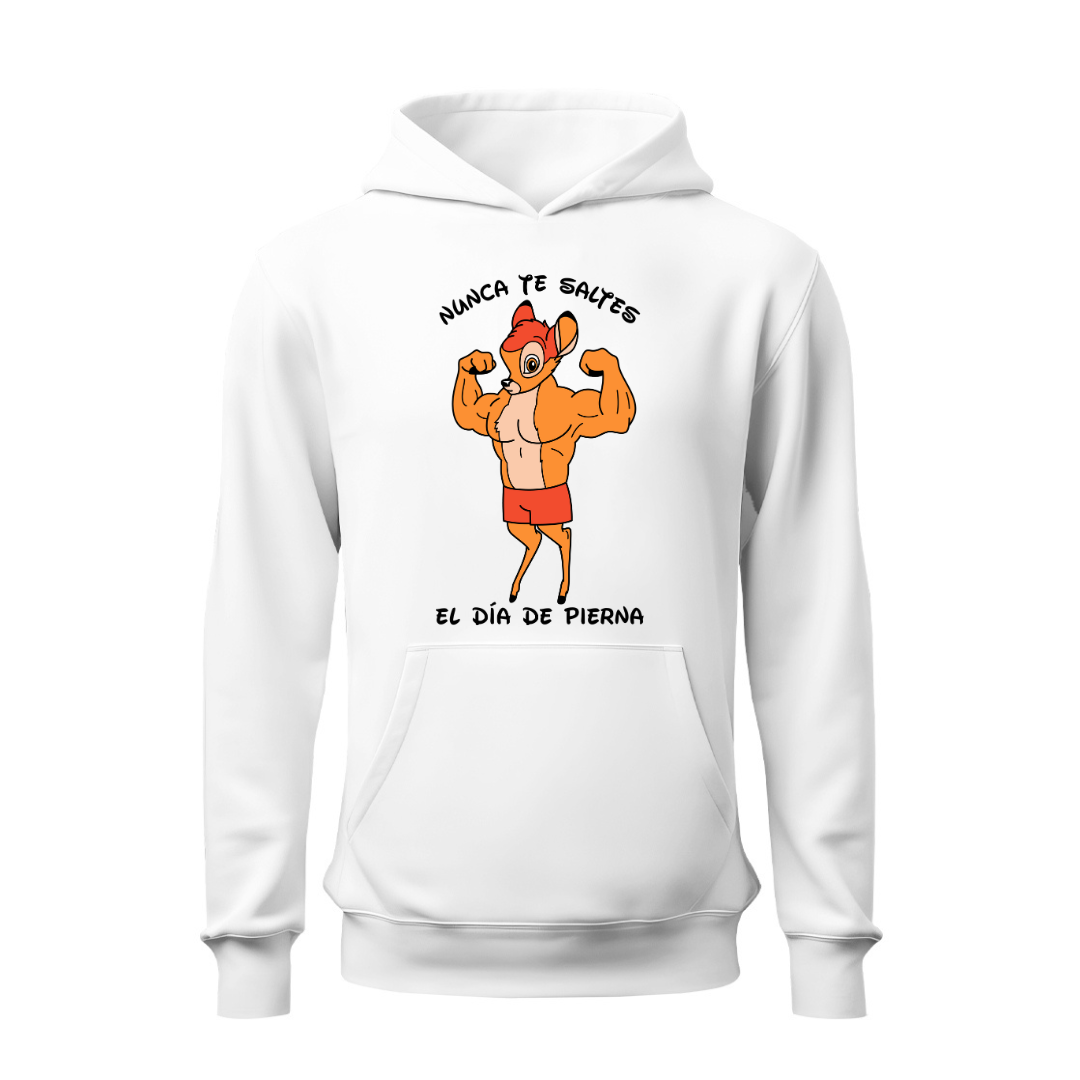 Día de pierna HOODIE