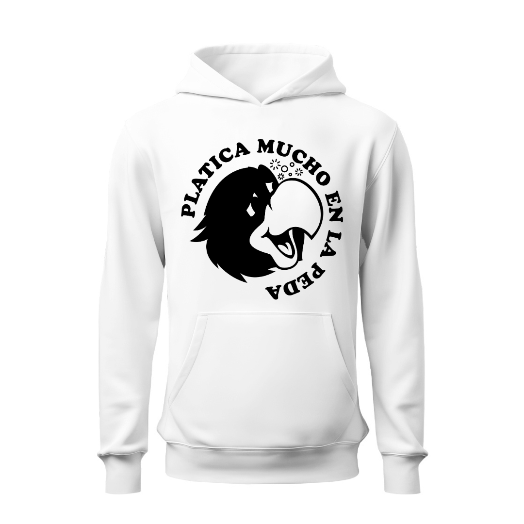 Platica mucho en la peda HOODIE