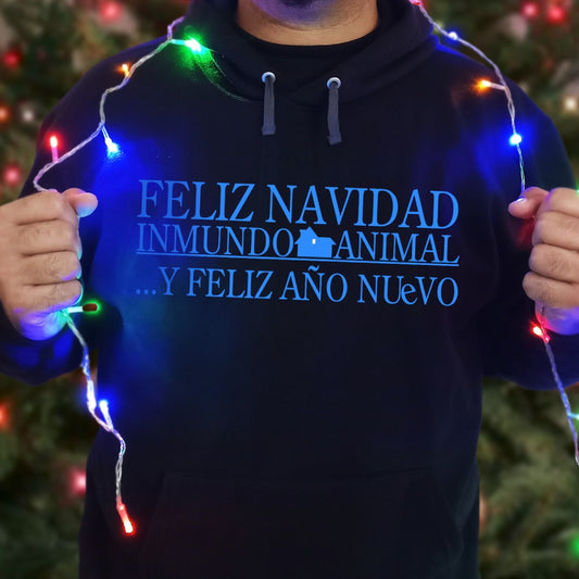 Feliz Navidad inmundo animal HOODIE