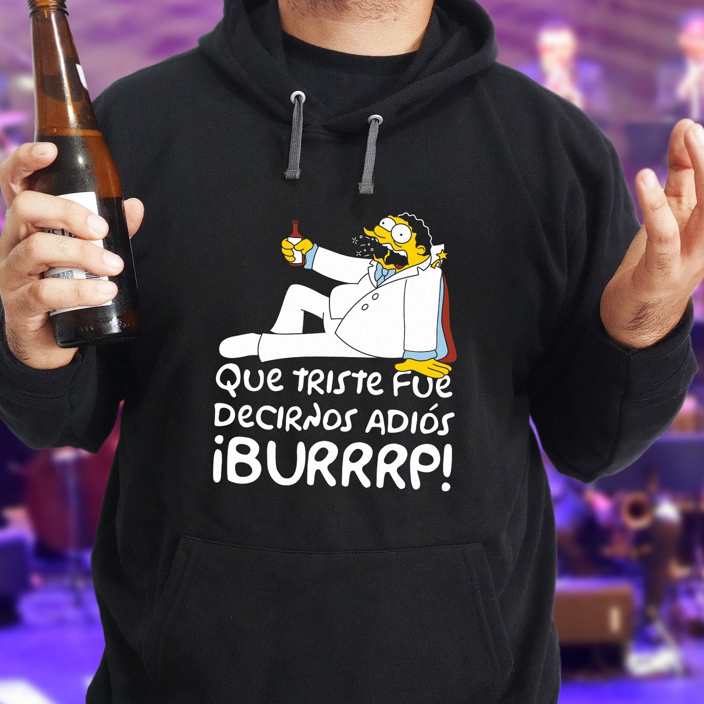 Que triste fue Barney HOODIE