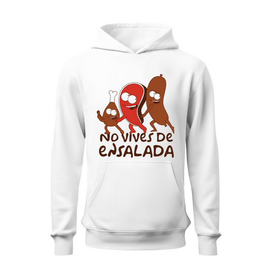 No vives de ensalada HOODIE