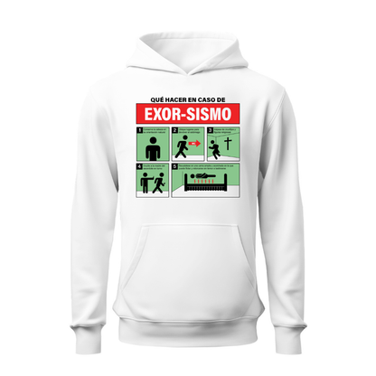 Qué hacer en caso de exor-sismo HOODIE