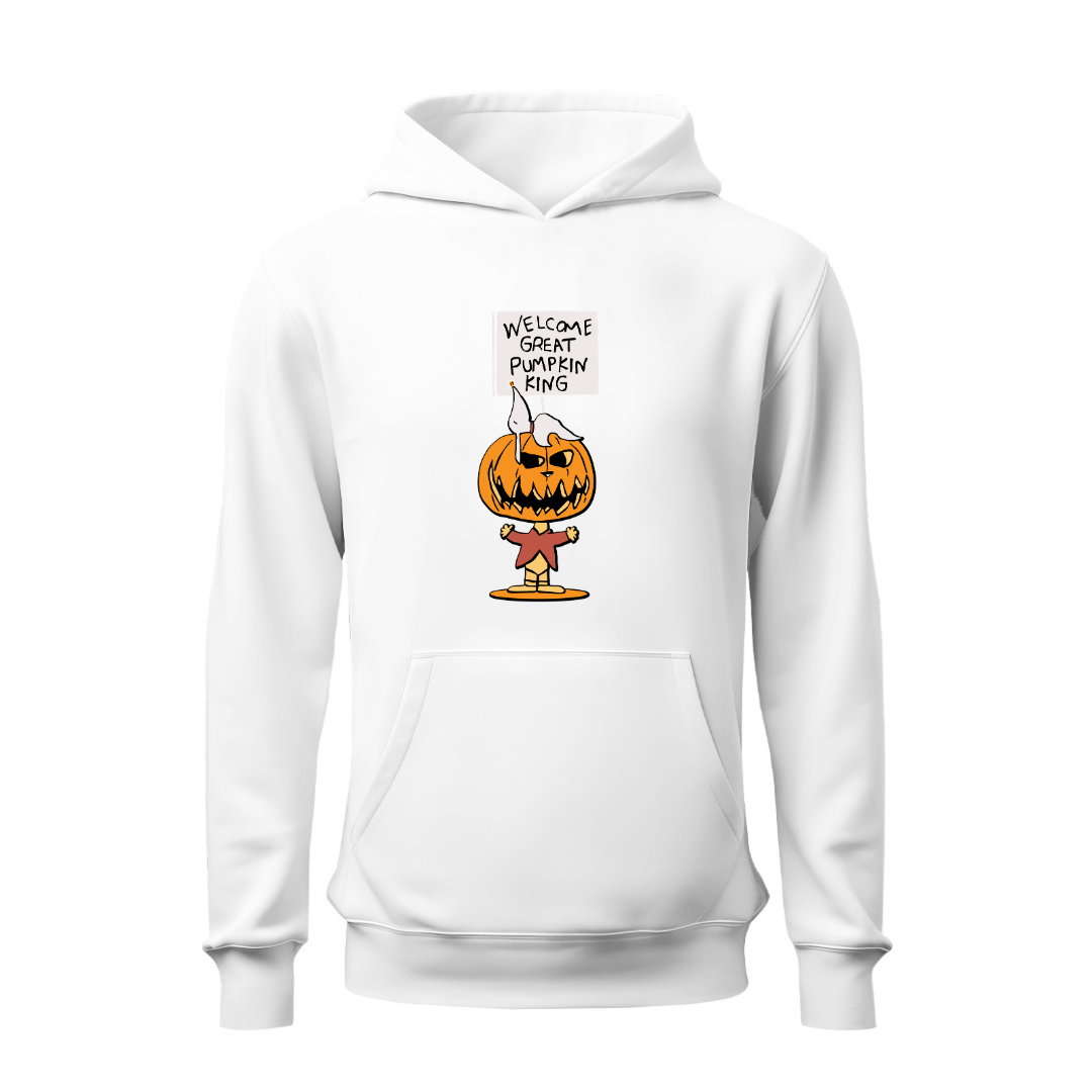Welcome Great pumpkin king HOODIE