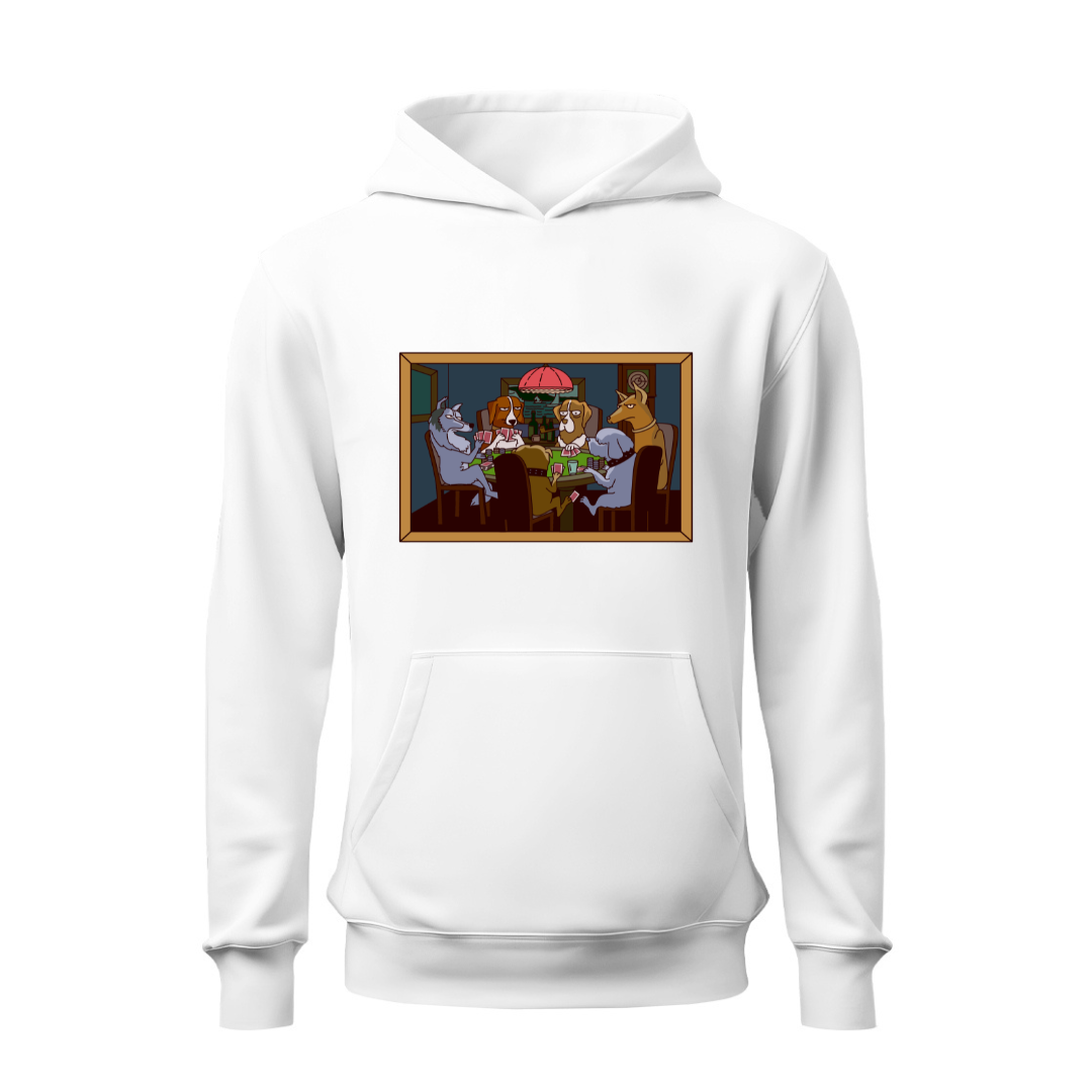 Poker de perros HOODIE