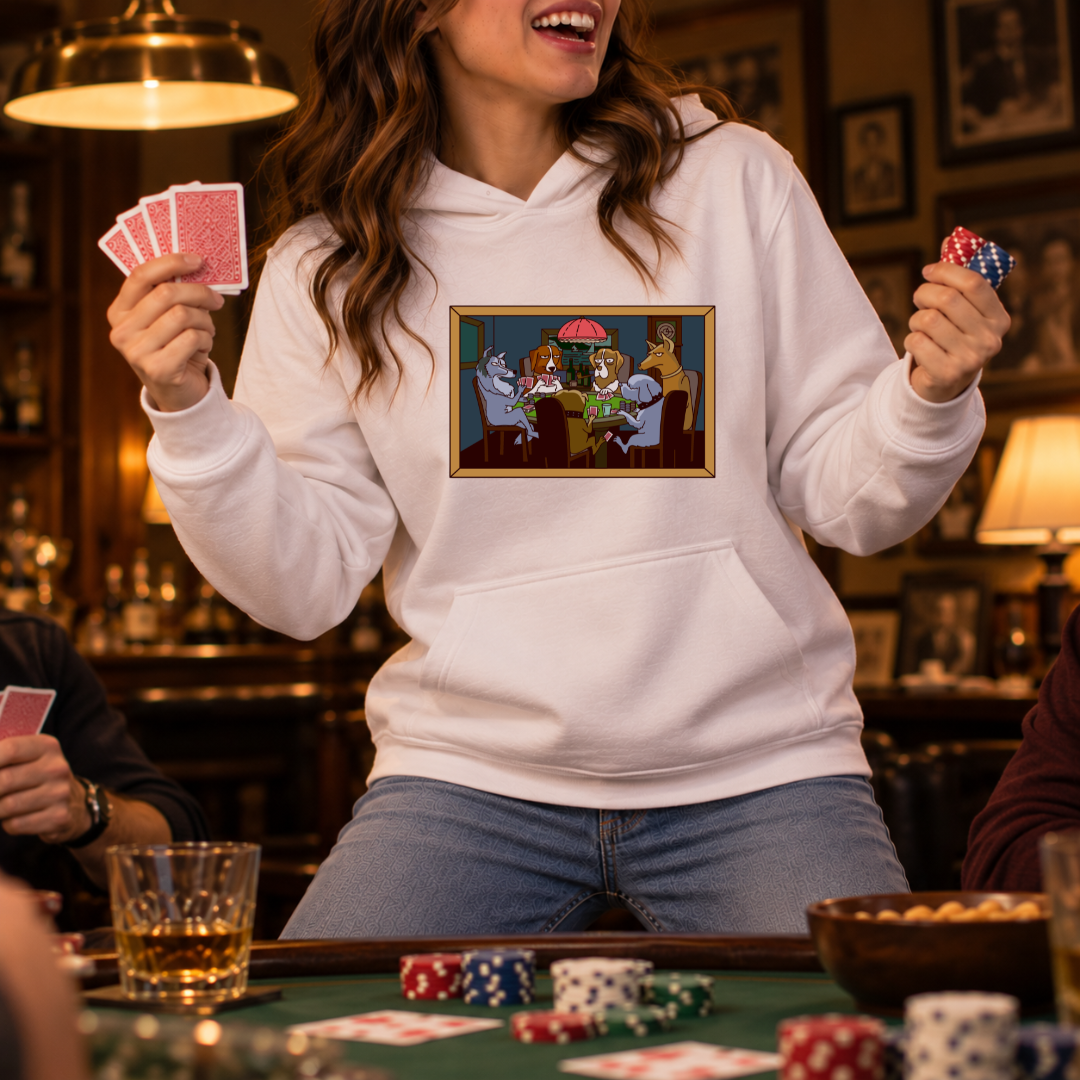 Poker de perros HOODIE