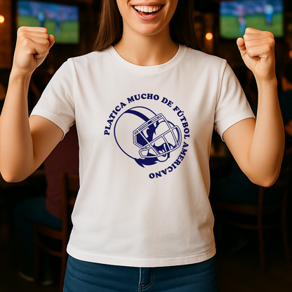 Platica mucho de Fútbol Americano