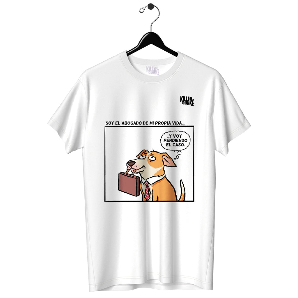 Playera UNISEX Perrito Filosófico Abogado