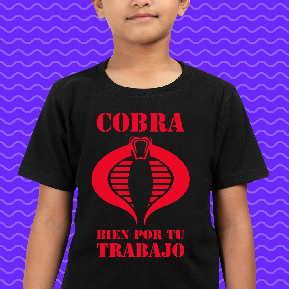 Playera NIÑOS UNISEX Cobra