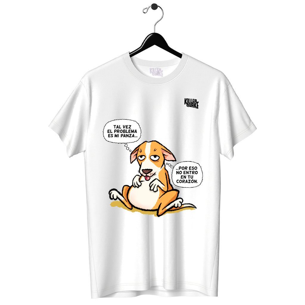 Playera UNISEX Perrito Filosófico Panza