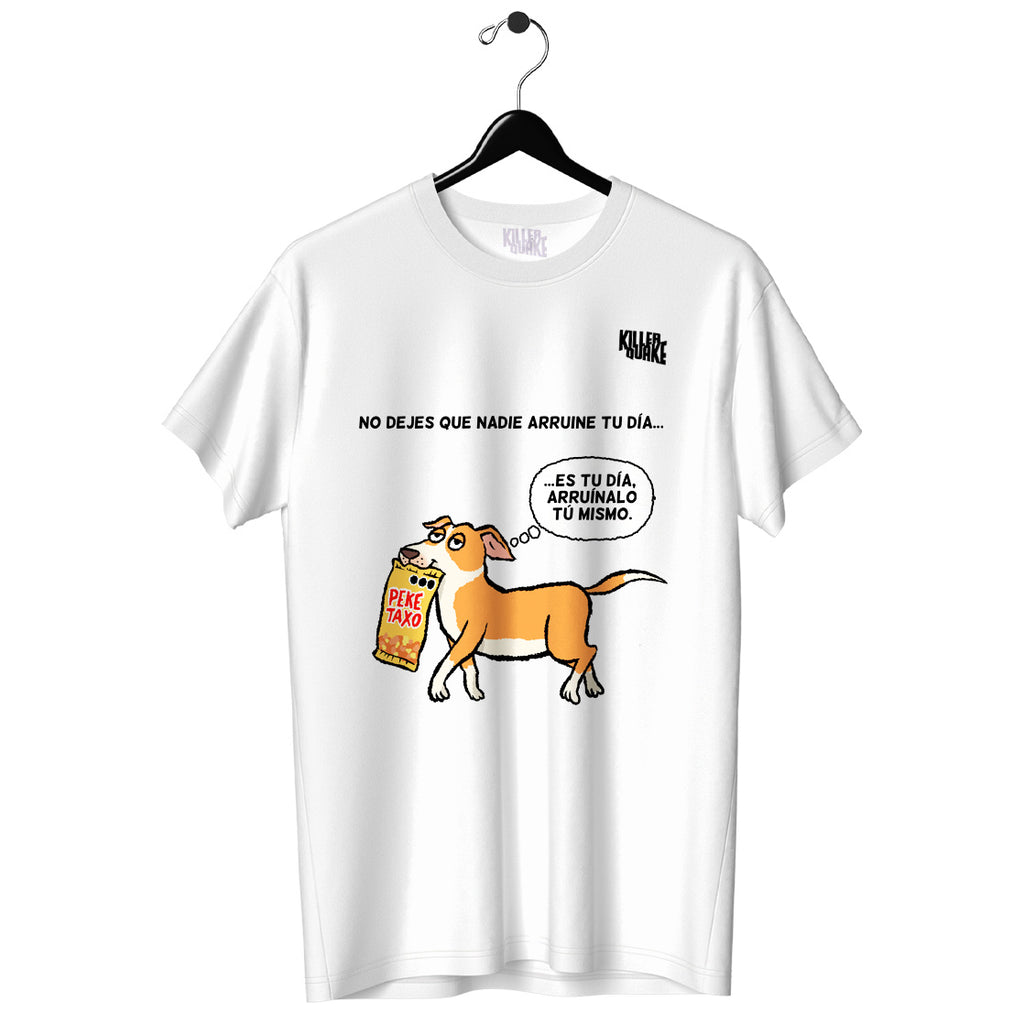 Playera UNISEX Perrito Filosófico Saqueadorcito