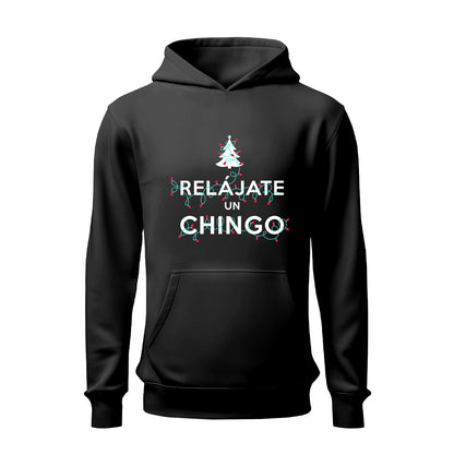 Relájate un chingo Navidad HOODIE