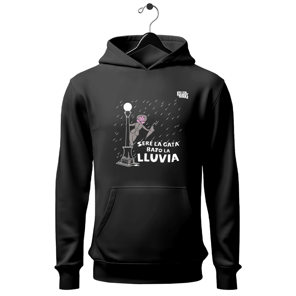 Sudadera UNISEX Gata bajo la lluvia